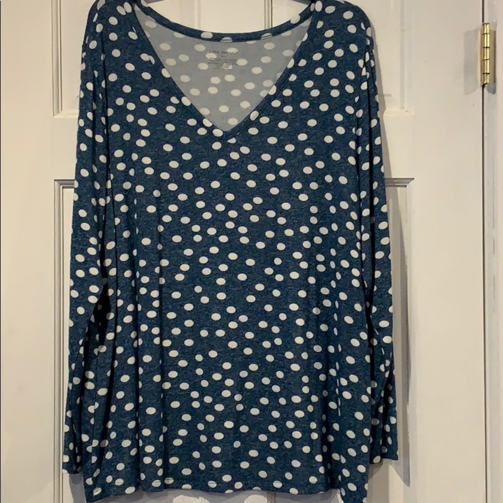 Polka dot lightweight sweater